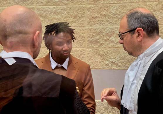 L’imputato Louis Dassilva oggi in tribunale (Foto Manuel Migliorini)