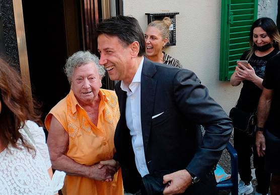 L’ex presidente del consiglio Giuseppe Conte
