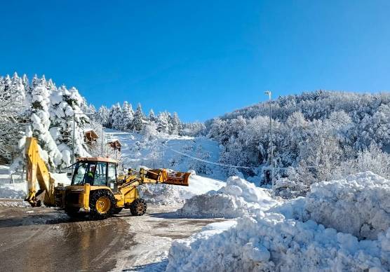 Villagrande di Montecopiolo questa mattina (Foto Matteo Zaffagnini per Meteo Roby)