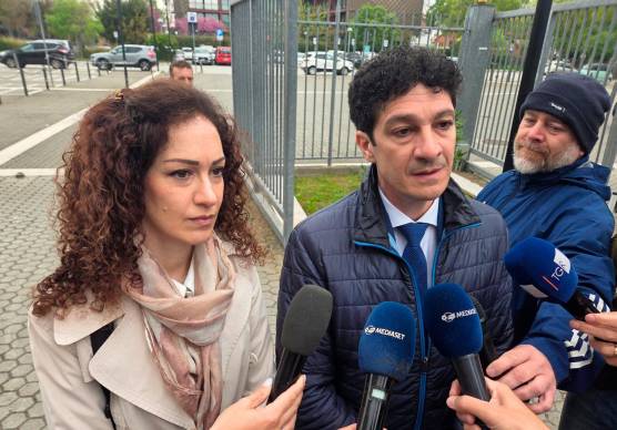 Monica e Marco Lunedei, legali della famiglia di Pierina Paganelli