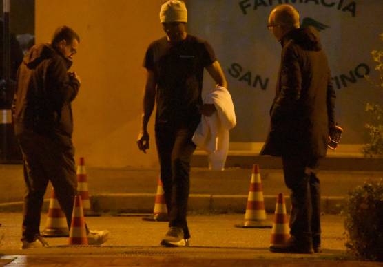Louis Dassilva durante il test della camminata