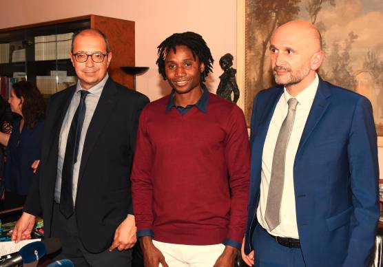 Dassilva con i suoi legali dopo la scarcerazione FOTO D’ARCHIVIO
