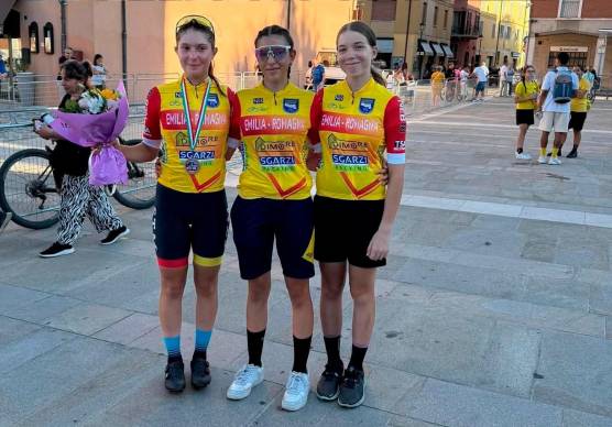 Ciclismo, Cecchini, Ginevra e Jolanda Sambi danno spettacolo a Formigine