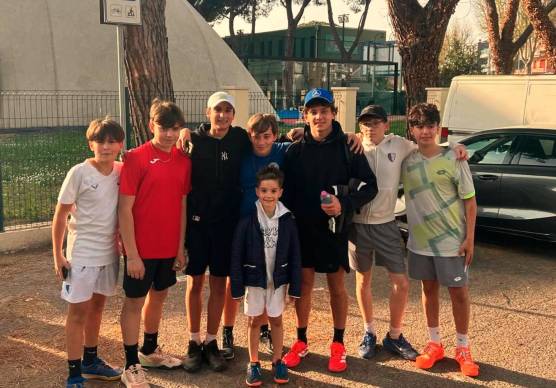 Riccione. Kimi Antonelli al Tennis Club