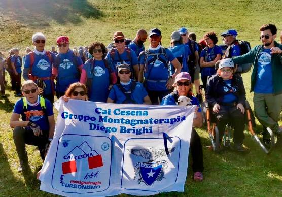 Cesena, la montagna diventa accessibile a tutti grazie alle carrozzine del Cai