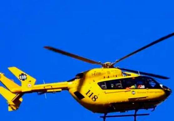 Il bimbo è stato portato in elimedica all’ospedale di Cesena