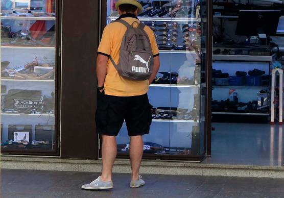 Un negozio che vende coltelli a San Marino