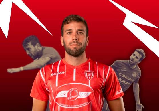Il nuovo attaccante forlivese Francesco Manuzzi (foto FORLI’ CALCIO)