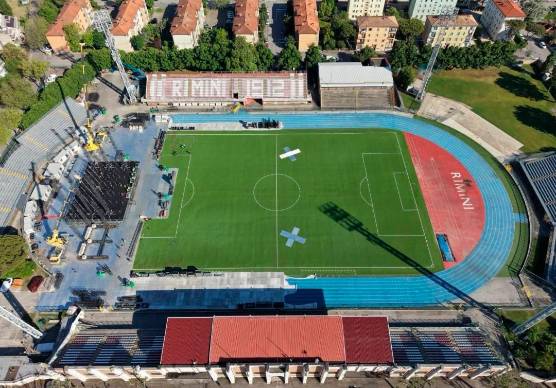 Lo stadio Romeo Neri