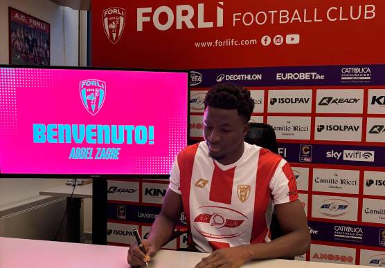 Il nuovo attaccante biancorosso Abdel Zagre