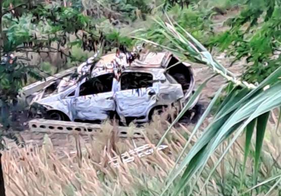 L’auto bruciata ritrovata lungo la Provinciale