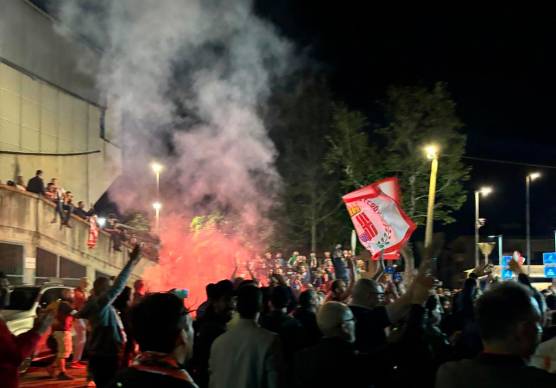 È una Dole Rimini che fa sognare: la festa dopo il ritorno della squadra da Pesaro VIDEO
