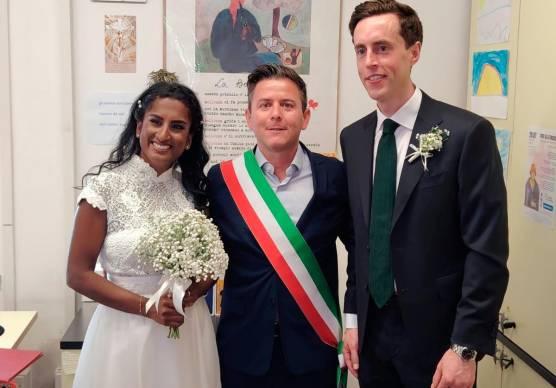 Lui irlandese, lei dall’India: “Va bene sposiamoci, ma a Poggio Torriana”
