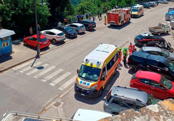 I soccorsi in azione