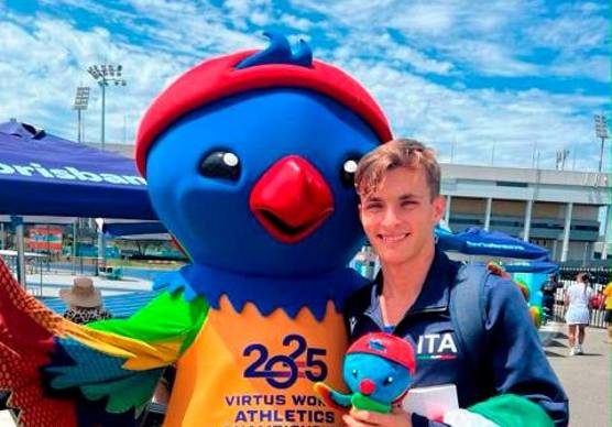 L’atleta 22enne Luca Venturelli