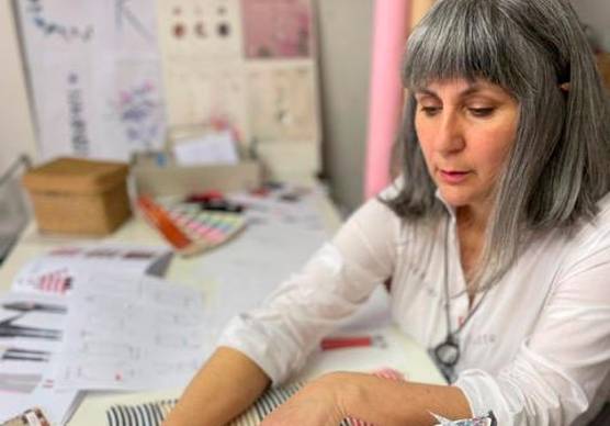 La stilista Nicoletta Mainardi