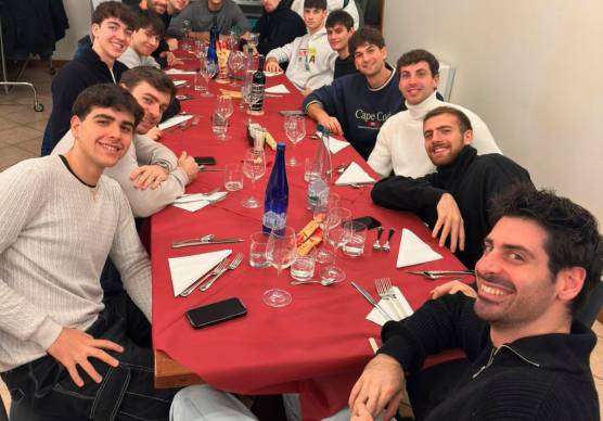 La cena di Natale dei giocatori della Consar Ravenna
