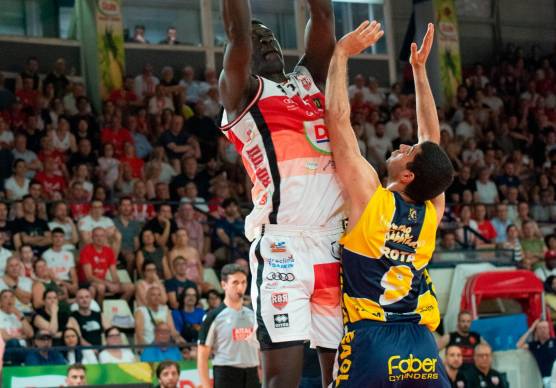 Assane Sankare ha una media di 10.6 nei play-off foto TOMMASO MOROSETTI