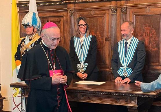 San Marino: il nuovo Nunzio Apostolico presenta le credenziali ai Capitani Reggenti