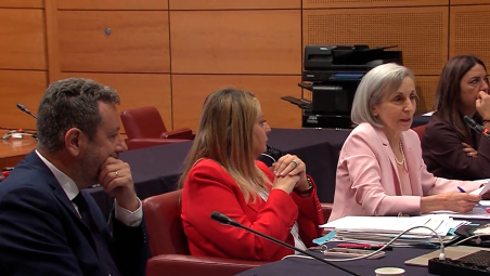 Un momento della seduta della IV commissione