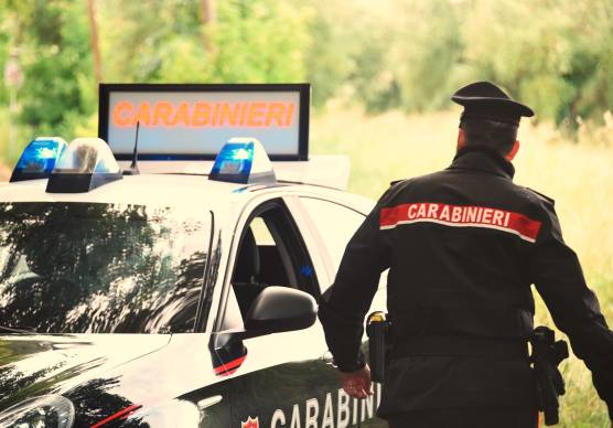 Un carabiniere in azione