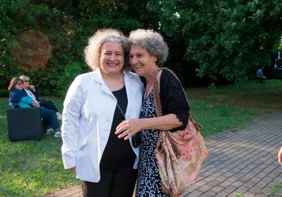 Catia Fuligni (a destra) con l’ex presidente di Seacoop Roberta Tattini che nel 2025 ha lasciato il posto a Francesca Assente (Foto MMPH)