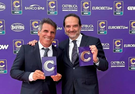 Il presidente di Lega Pro Matteo Marani (a destra) con il suo vice Gianfranco Zola