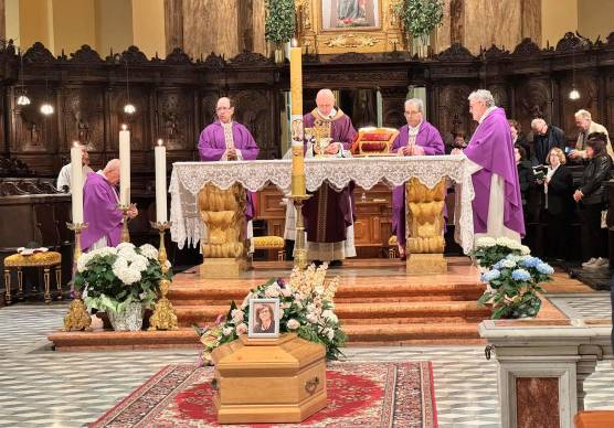La concelebrazione di ieri alla basilica del Monte