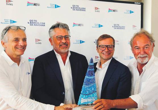 Il Trofeo Gruppo Hera ai vincitori della “Go to Barcolana da Ravenna”