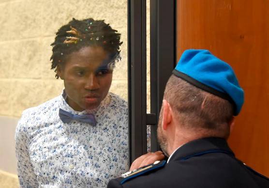 Louis Dassilva durante una delle udienze del processo