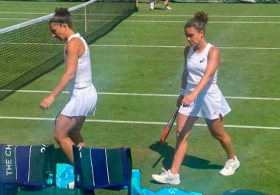 Sara Errani e Jasmine Paolini (foto Gualdi)