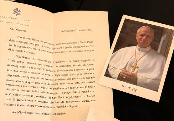 Papa Leone XIV ringrazia e benedice i Santa Balera