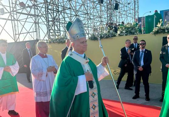 Papa Leone, la messa a Rimini: “La gente di Romagna è schietta, laboriosa e solidale” VIDEO