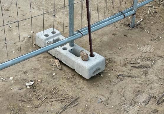 L’ordigno bellico ritrovato