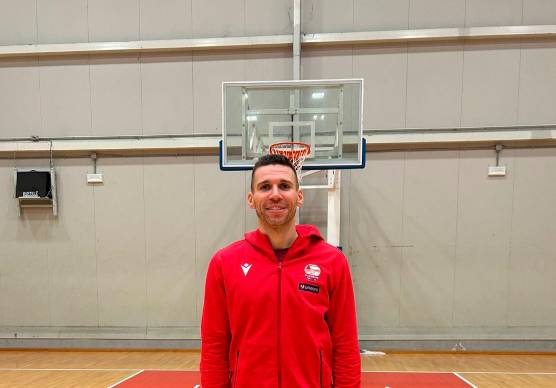 Il nuovo play biancorosso Stefano Bossi