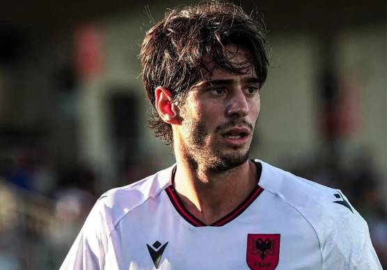 Cristian Shpendi in Gibilterra-Albania, giorno del debutto in nazionale