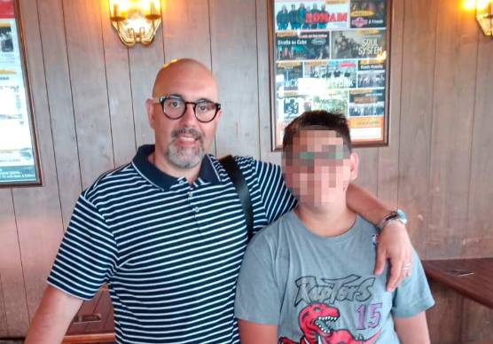 Roberto Fabio Prestigiacomo con il figlio