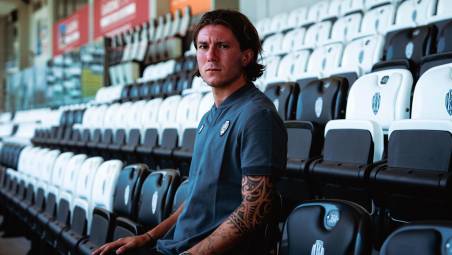 Antonio Fiori in tribuna all’Orogel Stadium-Dino Manuzzi (foto Cesena Fc)