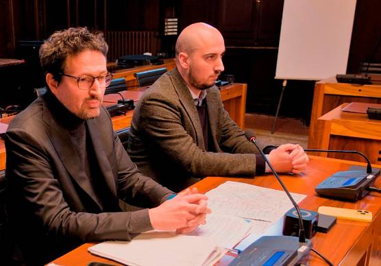 Il sindaco Barattoni e l’assessore Sbaraglia