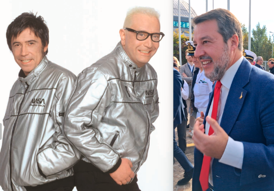 I Righeira e il ministro Matteo Salvini