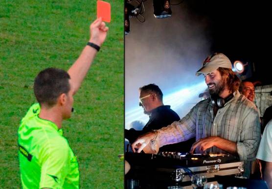 Nicola Boccia (a destra) era stato espulso nel finale di Torresavio-Artusianna in Terza Categoria