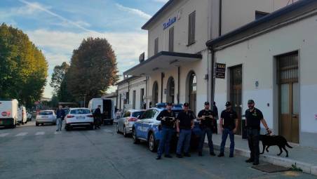 La Polizia al lavoro a Lugo