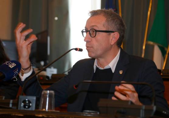 La conferenza stampa di Mattia Missiroli FOTO FIORENTINI
