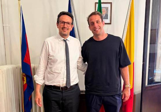 Il sindaco Barattoni con il presidente Cipriani