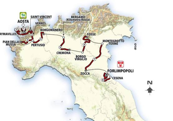 Ciclismo, Giro Next Gen: l’ultima tappa è la Cesena-Forlimpopoli del 16 giugno