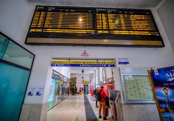 La stazione di Rimini