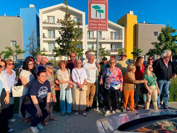 Cesenatico, una targa a ricordo delle vittime innocenti di mafia