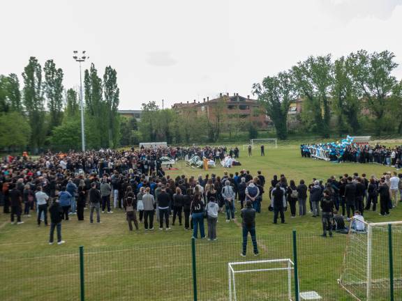 Imola, l’ultimo saluto a Francesco Pio Bassi al campo di Toscanella - Gallery