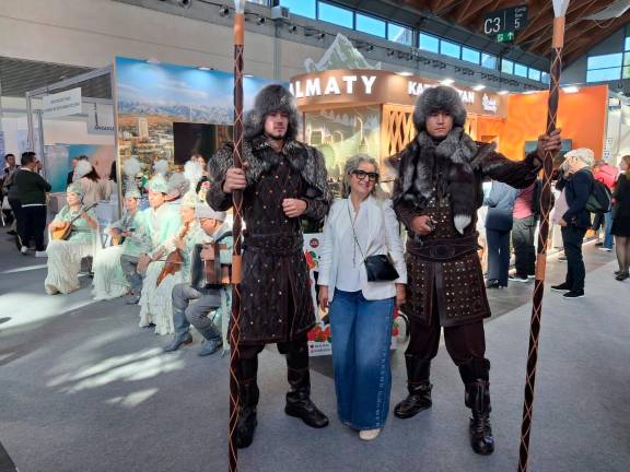 Lo stand di Almaty, Kazakistan