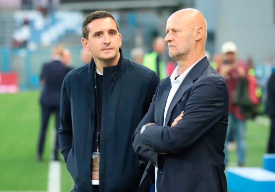 Andrea Mancini, qui insieme ad Attilio Lombardo, incontrerà all’inizio della prossima settimana Jesper Fredberg, il Ceo della Sampdoria: si va verso la rottura, con il Cesena che lo attende entro martedì